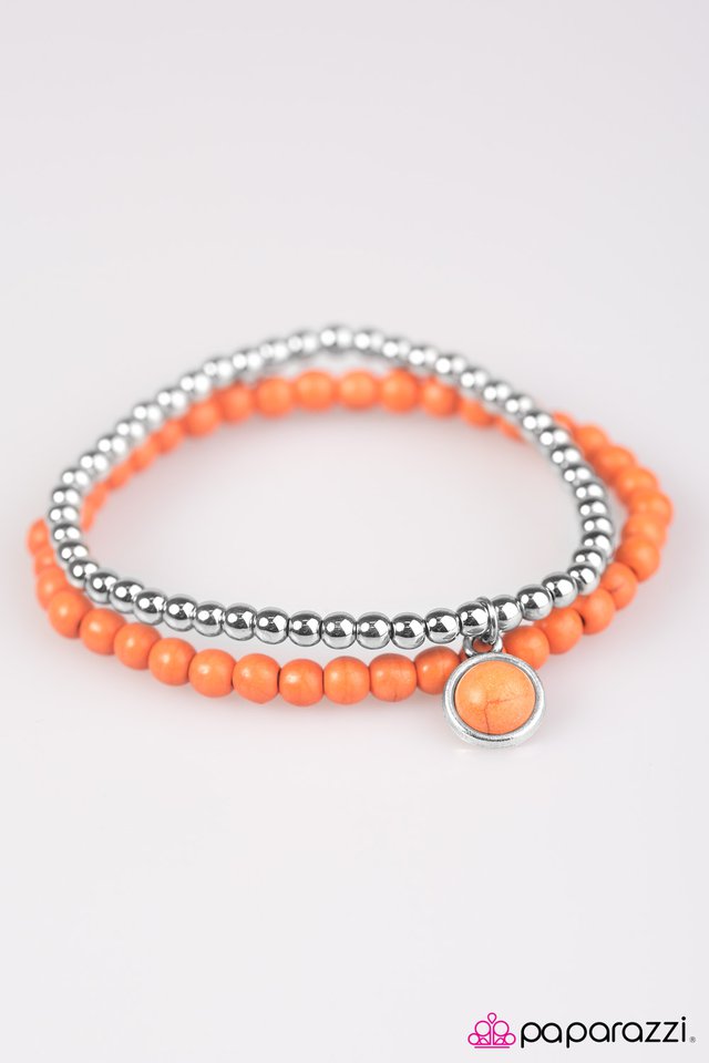 Paparazzi ♥ Desert Dunes - Orange ♥ Bracelet