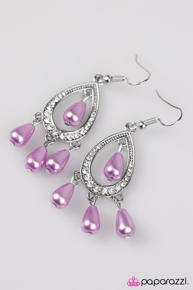 Paparazzi ♥ Sparkle Of Champions - Purple ♥ Earrings