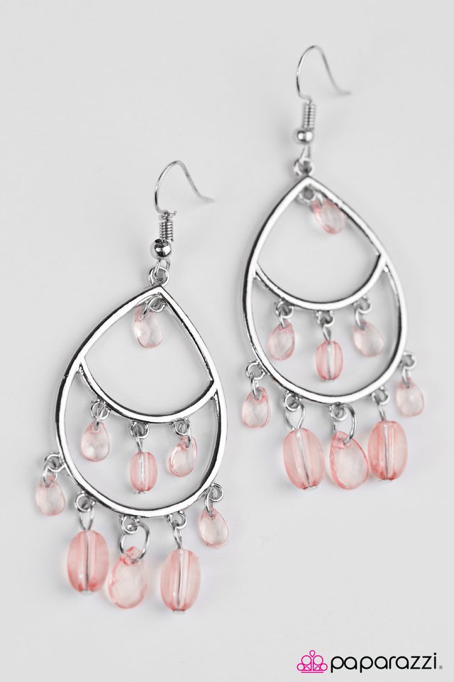 Paparazzi ♥ Sparkling Soiree - Orange ♥ Earrings