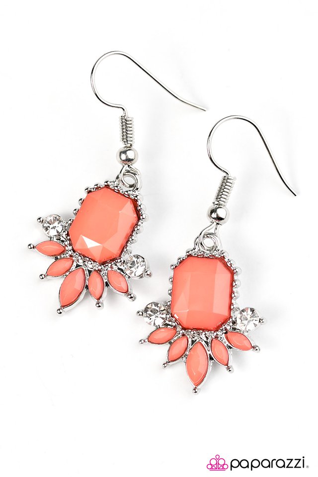 Paparazzi ♥ Portland Party - Orange ♥ Earrings