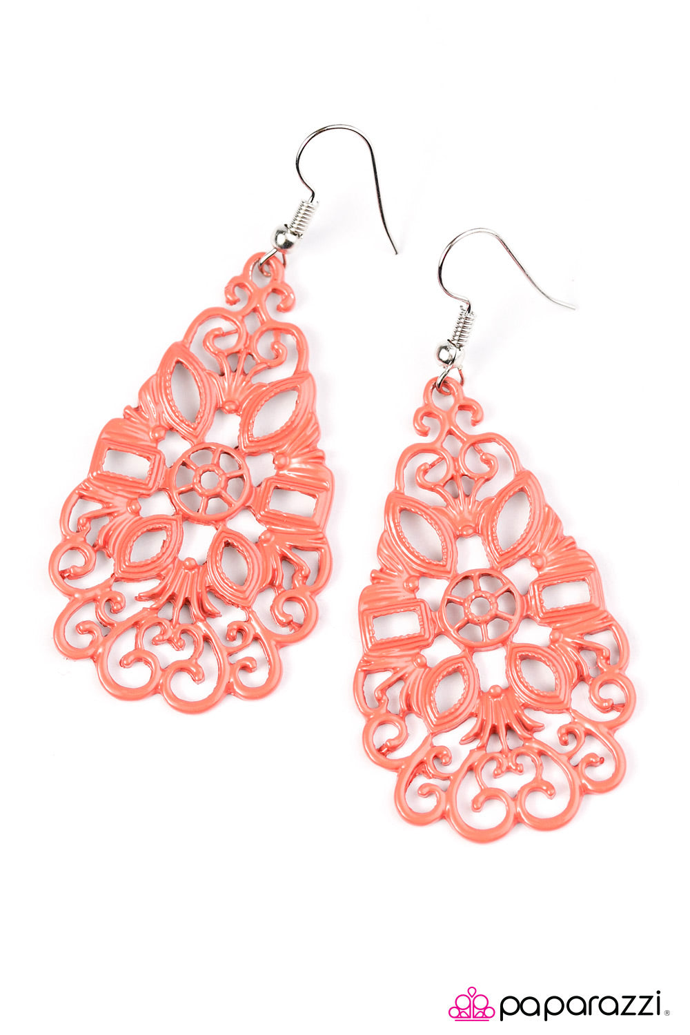 Paparazzi ♥ Garden Tea Party - Orange ♥ Earrings