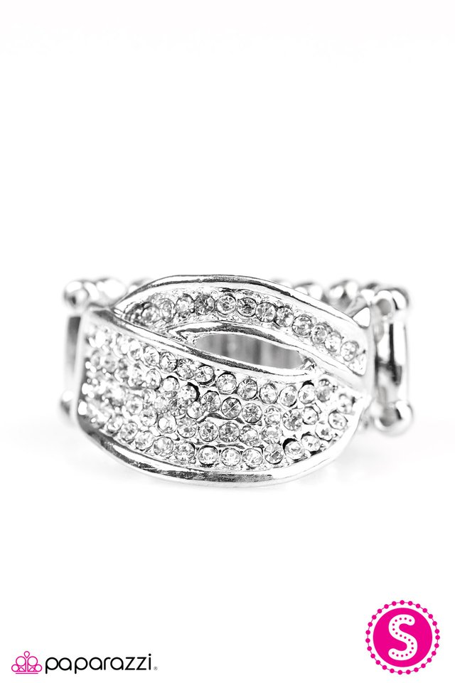 Paparazzi ♥ Love At First SPARK - White ♥ Ring
