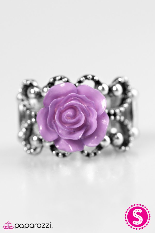 Paparazzi ♥ Fleur De Fashion - Purple ♥ Ring