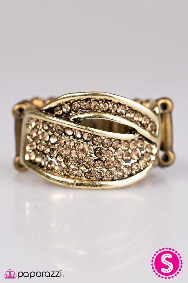 Paparazzi ♥ Love At First SPARK - Brass ♥ Ring