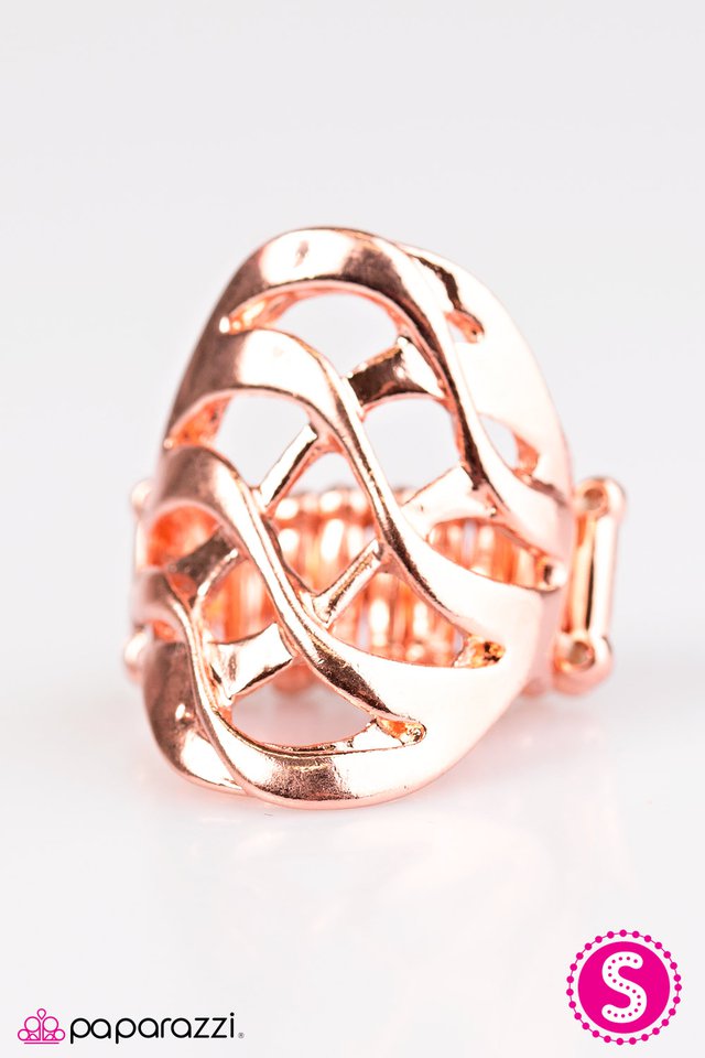 Paparazzi ♥ Just The WAVE You Are - Copper ♥ Ring