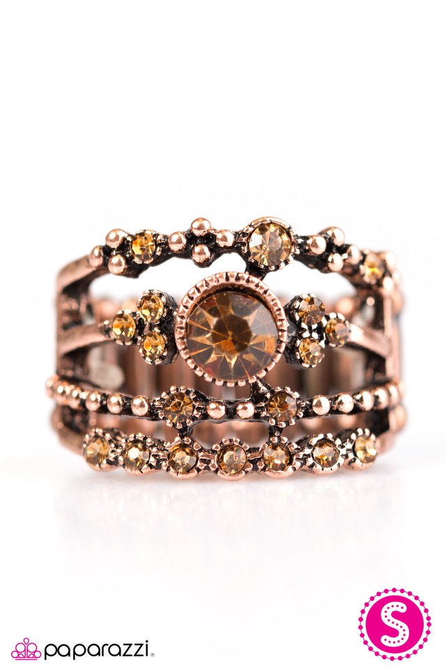 Paparazzi ♥ My Summer Palace - Copper ♥ Ring