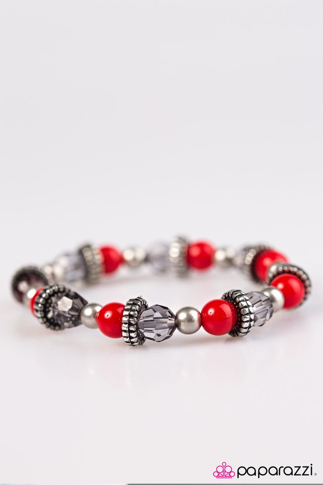 Paparazzi ♥ Colors Speak Louder Than Words - Red ♥ Bracelet