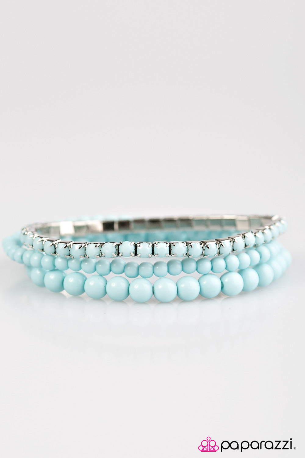 Paparazzi ♥ Pretty and Prim - Blue ♥ Bracelet