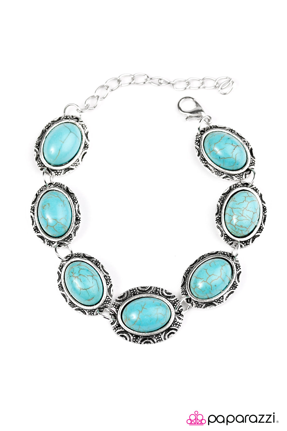 Paparazzi ♥ Catch You On The CLIFFSIDE - Blue ♥ Bracelet