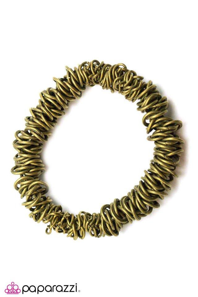 Paparazzi ♥ Full Circle - Brass ♥ Bracelet