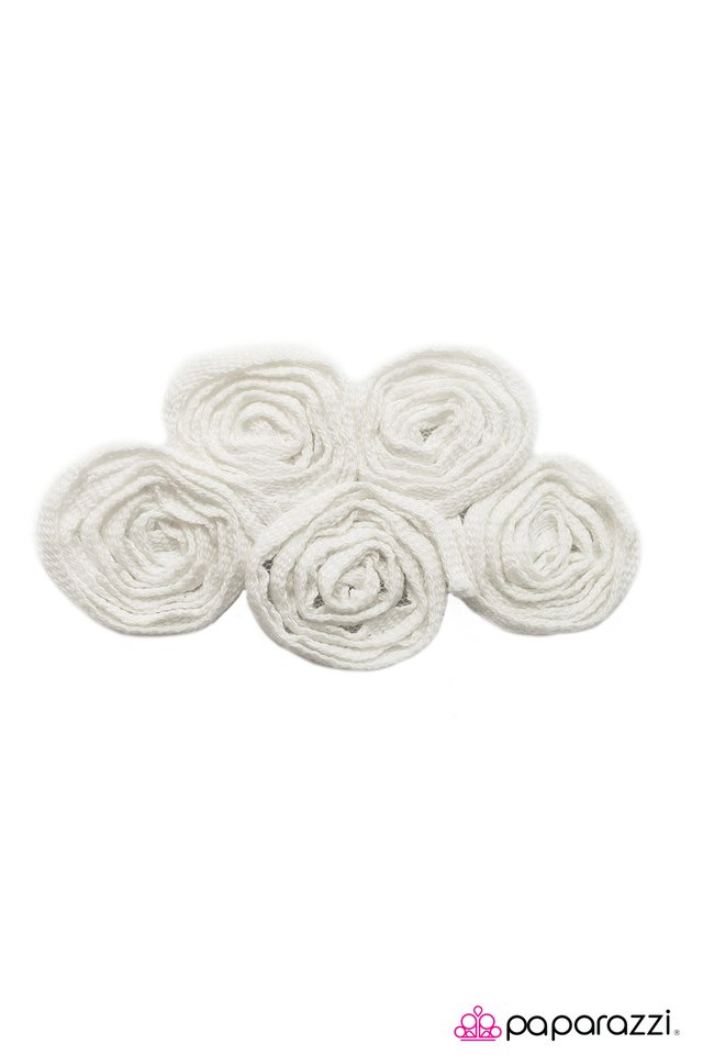 Paparazzi ♥ Money Talks - White ♥ Hair Clip