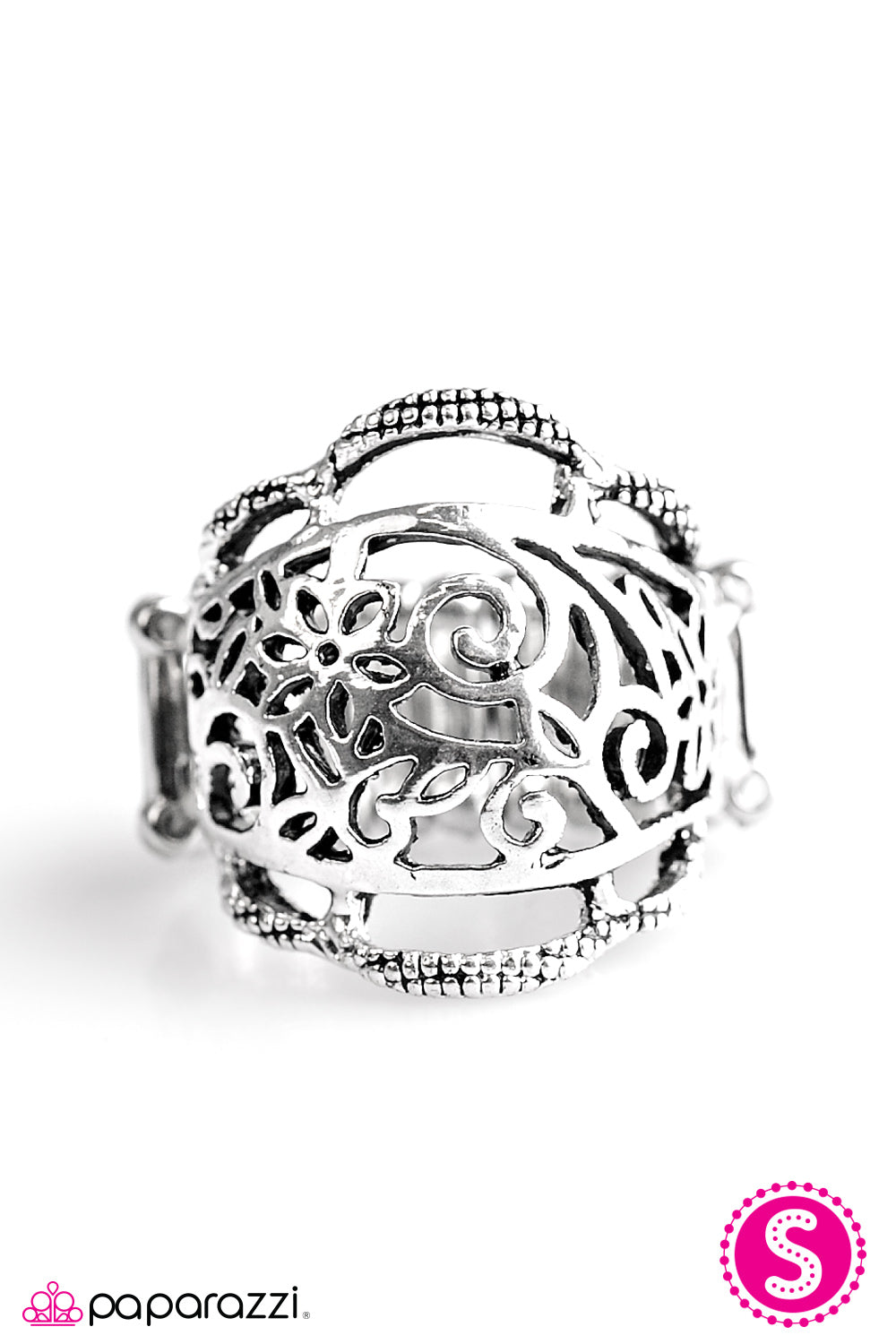 Paparazzi ♥ Gorgeous Gardens - Silver ♥ Ring