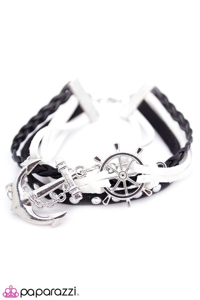 Paparazzi ♥ Anchors Away - White ♥ Bracelet