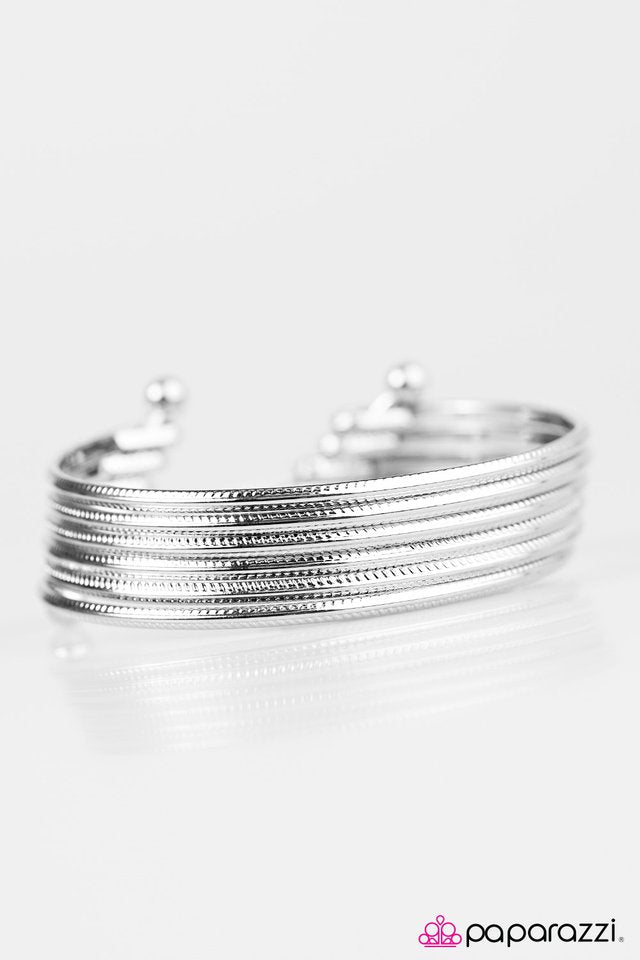 Paparazzi ♥ River Rapids - Silver ♥ Bracelet