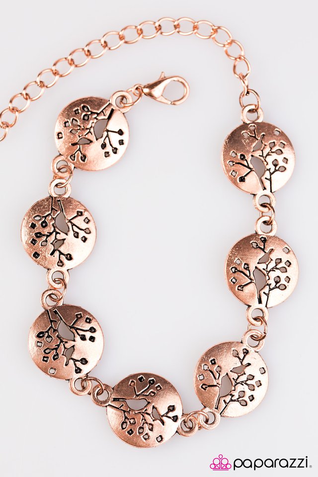 Paparazzi ♥ NEST In Peace - Copper ♥ Bracelet