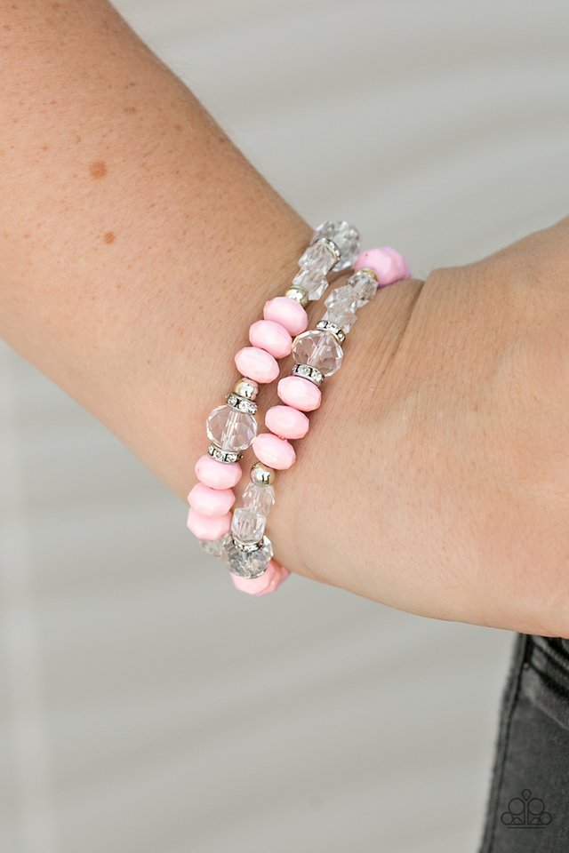 Paparazzi ♥ A Midsummer Nights GLEAM - Pink ♥ Bracelet