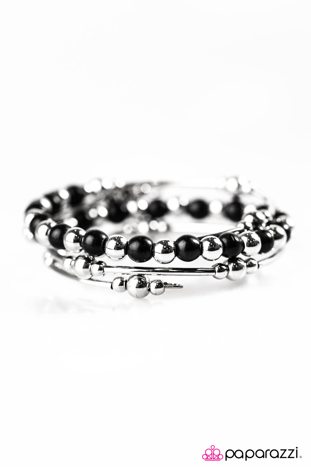 Paparazzi ♥ Groundbreaking - Black ♥ Bracelet
