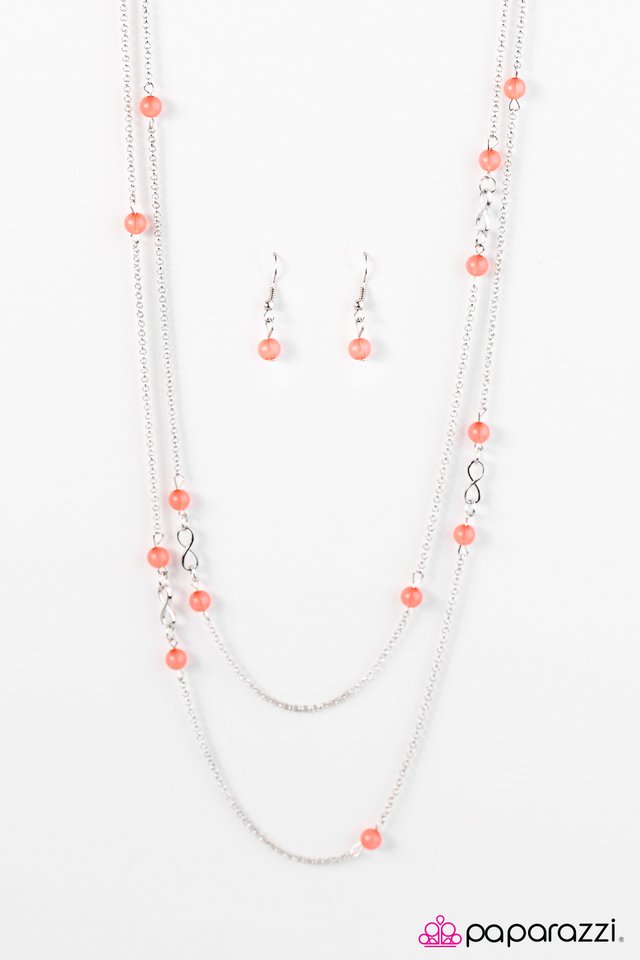 Paparazzi ♥ All The Time In The World - Orange ♥ Necklace-product_sku
