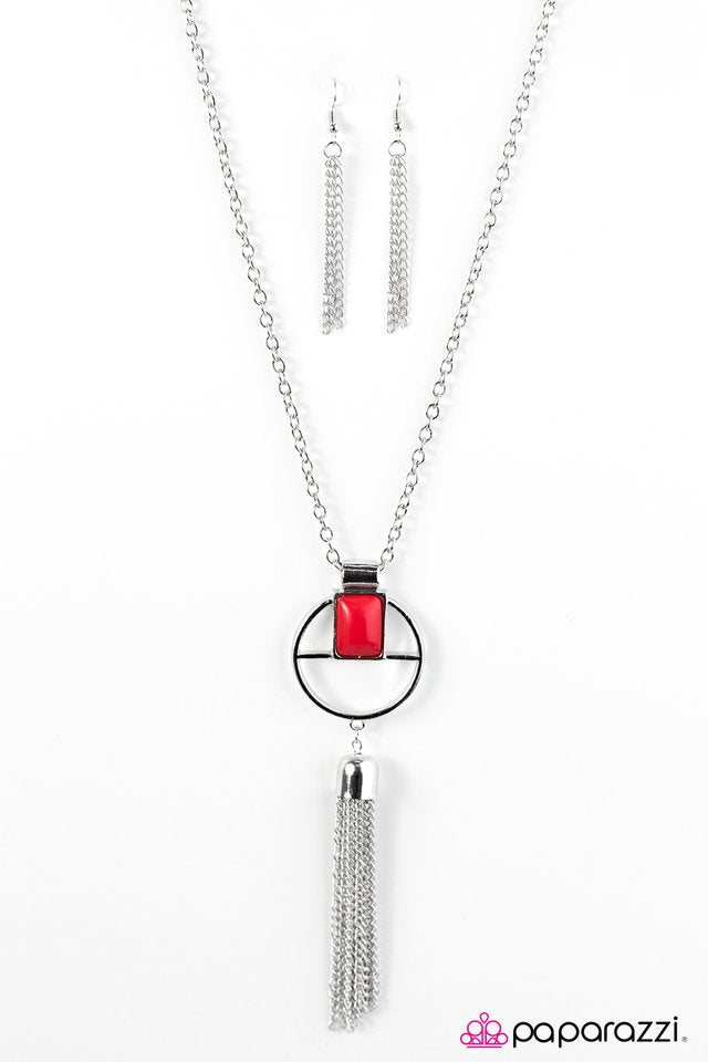 Paparazzi ♥ Summer Is Calling My Name - Red ♥ Necklace