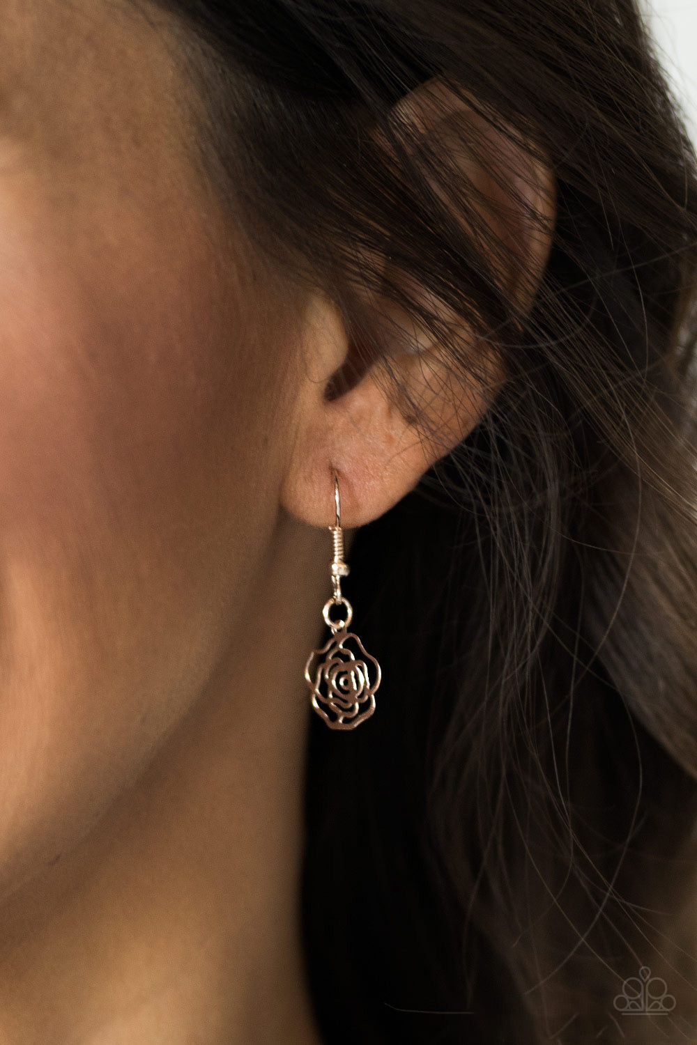 Paparazzi ♥ A Rare Rose - Rose Gold ♥ Necklace