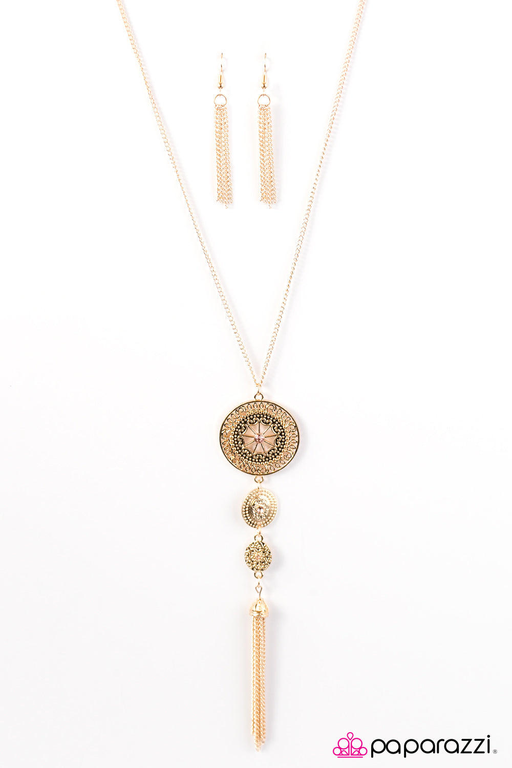 Paparazzi ♥ Courage Is My Compass - Gold ♥ Necklace
