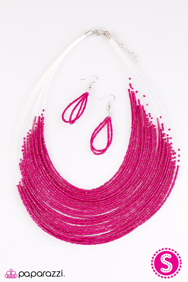 Paparazzi ♥ Rainforest Radiance - Pink ♥ Necklace