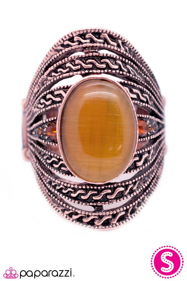 Paparazzi ♥ Spark Something - Copper ♥ Ring