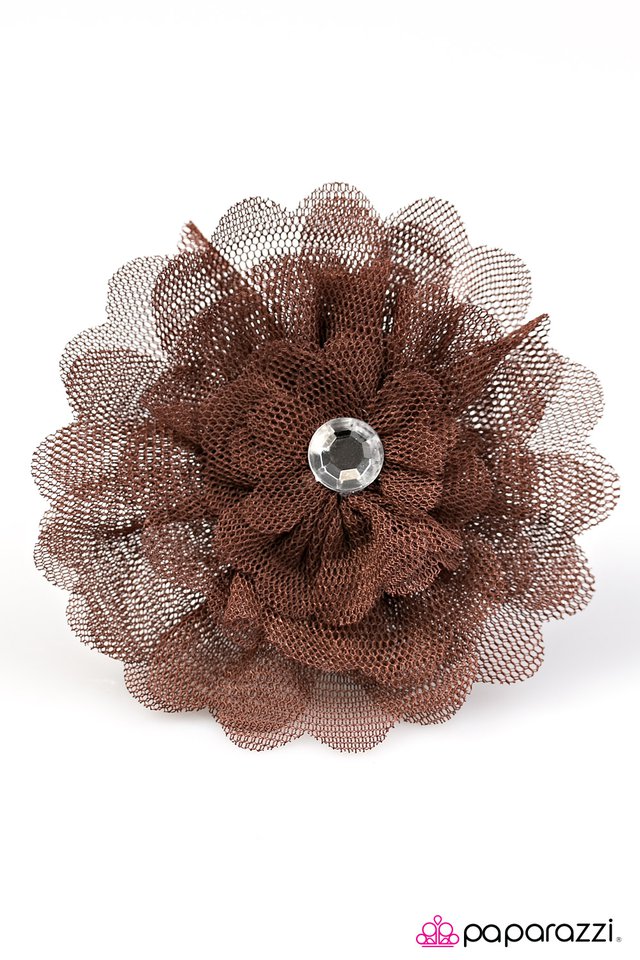 Paparazzi ♥ ...And Jill Came Tumbling After - Brown ♥ Hair Clip