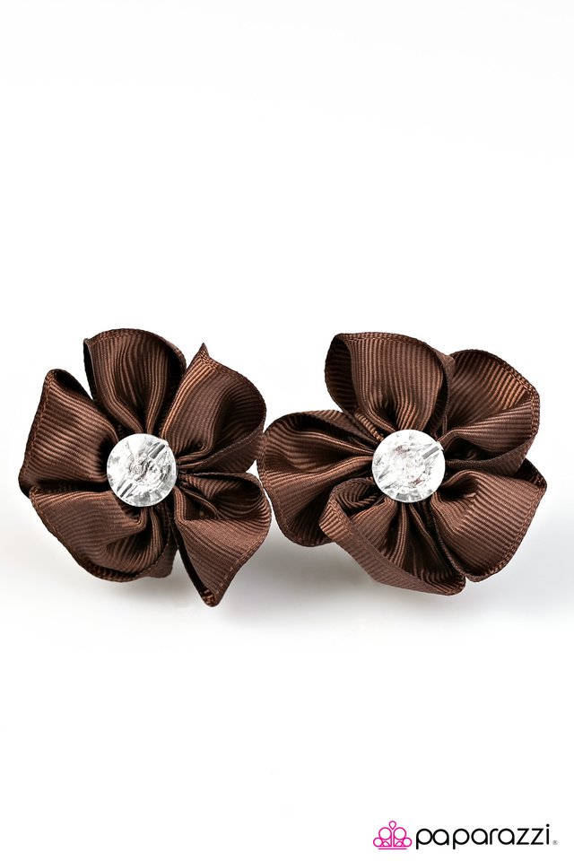 Paparazzi ♥ Tea Garden - Brown ♥ Hair Clip
