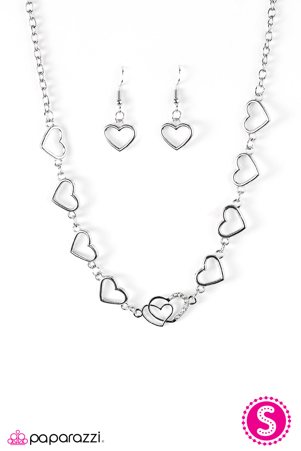 Paparazzi ♥ Dear Heart - White ♥ Necklace