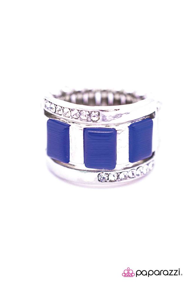 Paparazzi ♥ Strength in Numbers - Blue ♥ Ring
