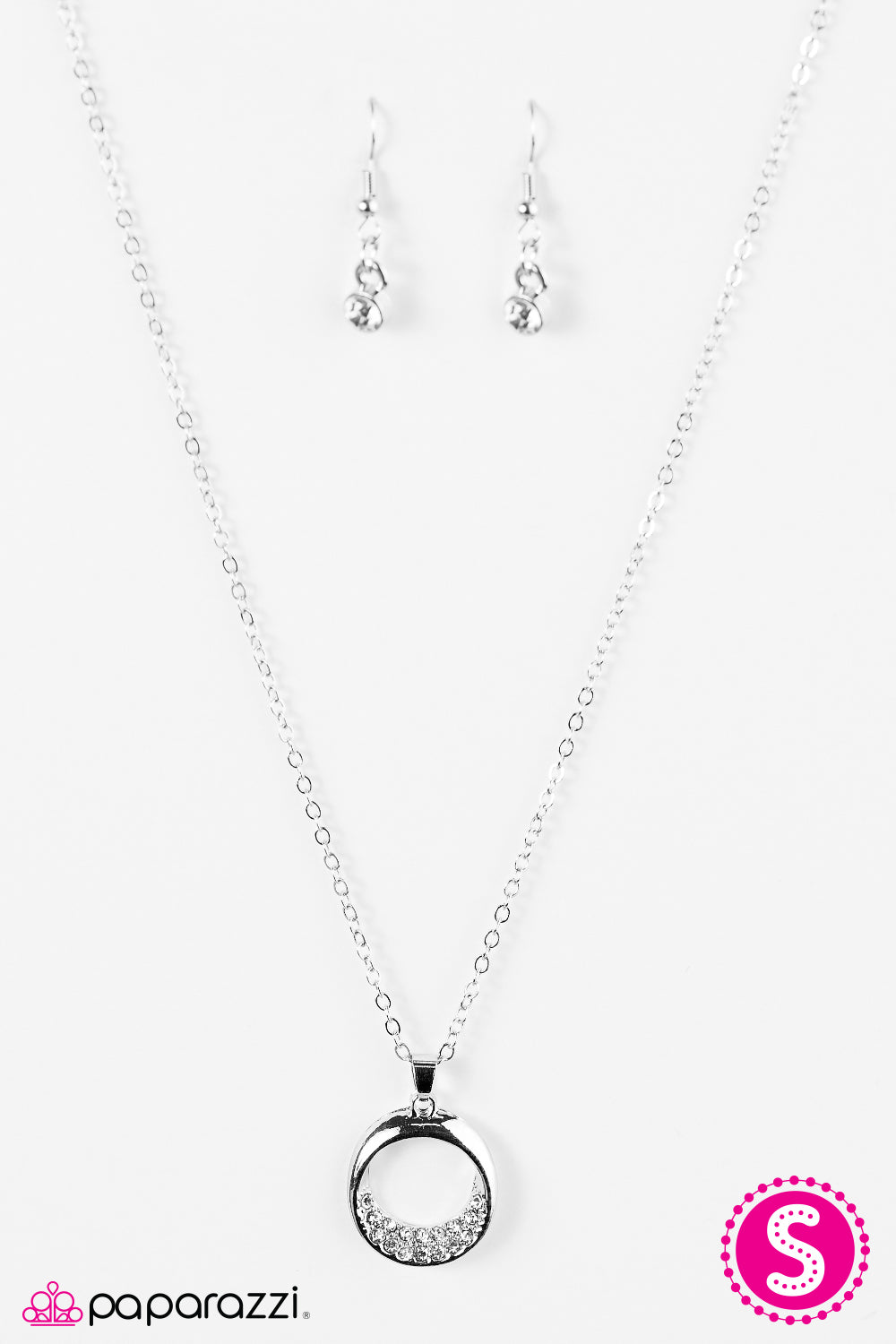 Paparazzi ♥ All The Glitter In The World - White ♥ Necklace