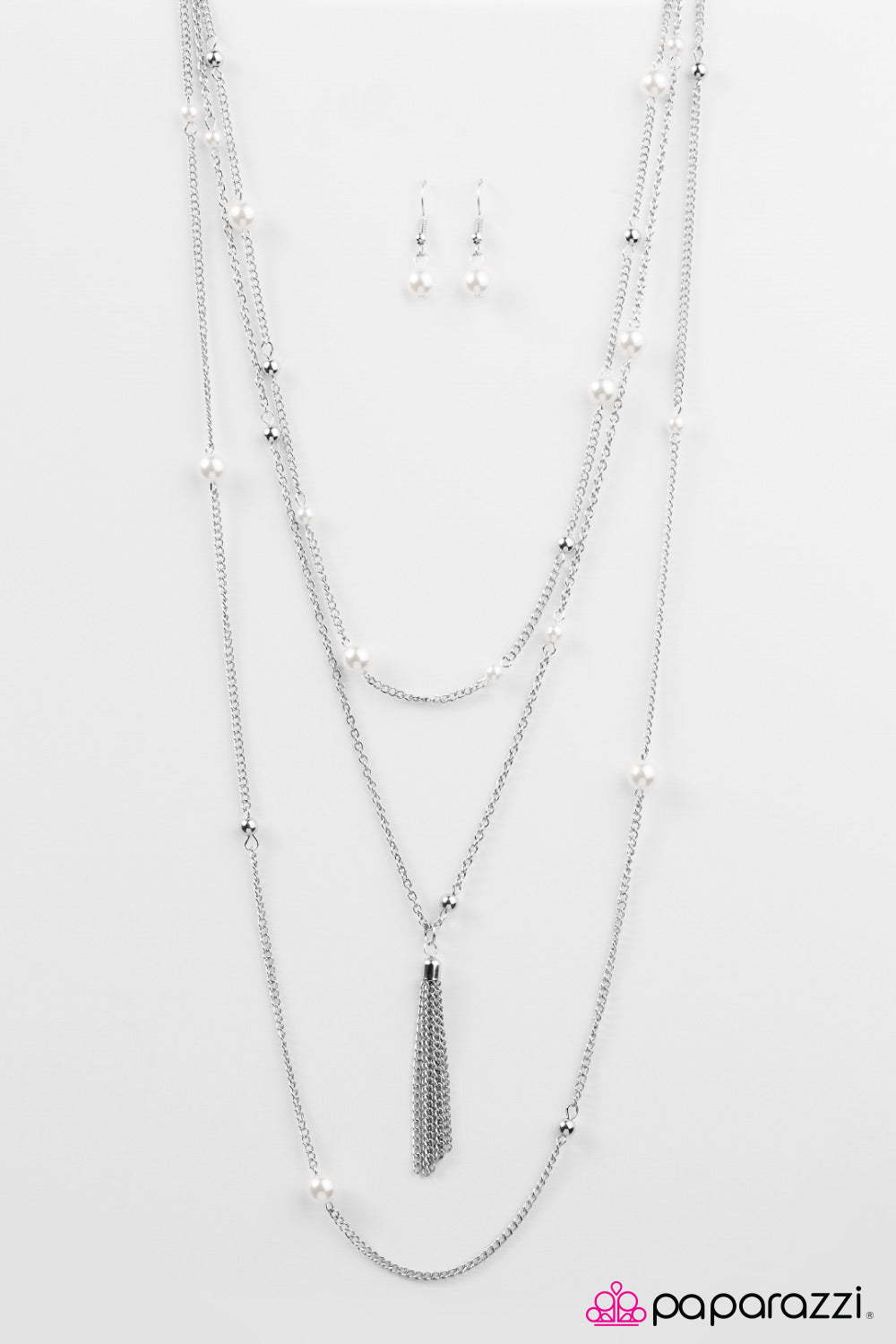 Paparazzi ♥ Mermaid Marina - White ♥ Necklace