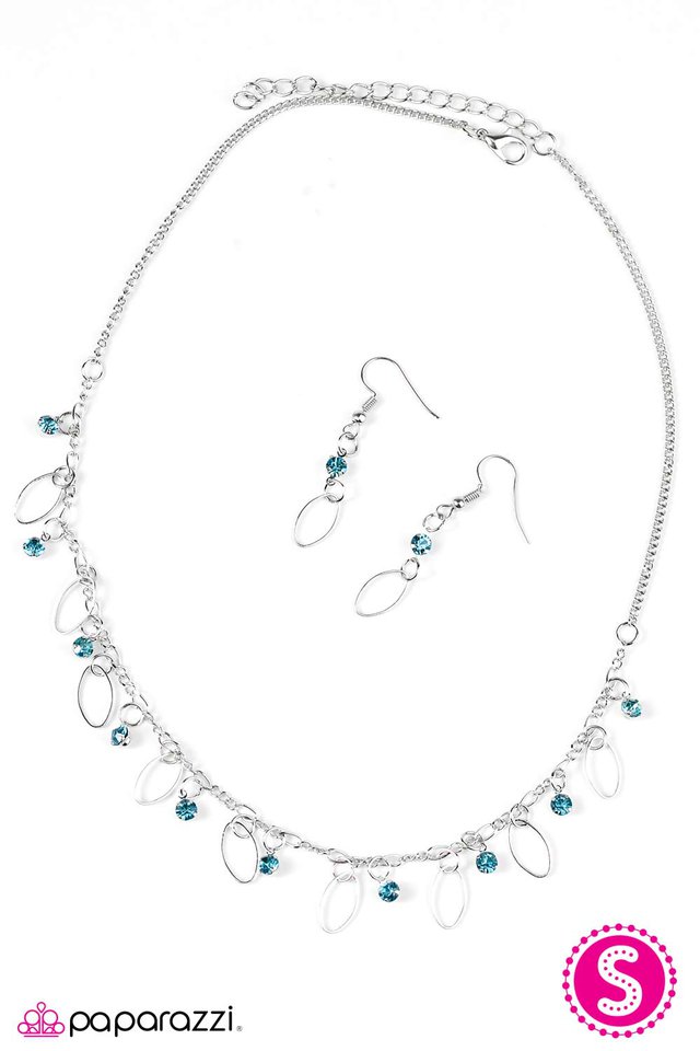 Paparazzi ♥ Twinkle At Twilight - Blue ♥ Necklace