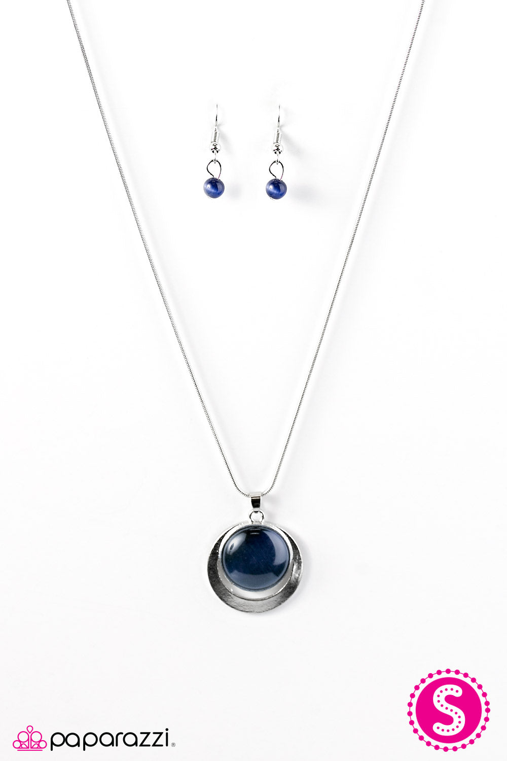 Paparazzi ♥ Lunar Eclipse - Blue ♥ Necklace