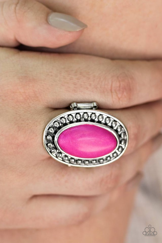 Paparazzi ♥ Break Ground - Pink ♥ Ring