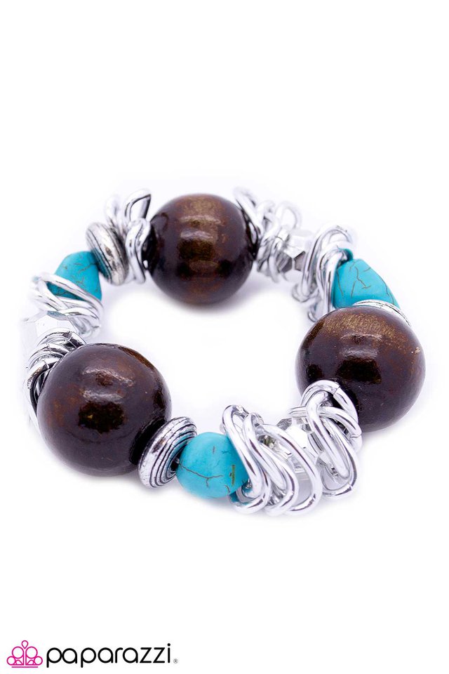 Paparazzi ♥ Rain Dance Rhapsody - Blue ♥ Bracelet