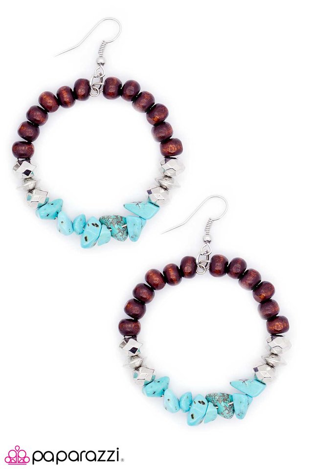 Paparazzi ♥ Twinkling Tranquility - Blue ♥ Earrings