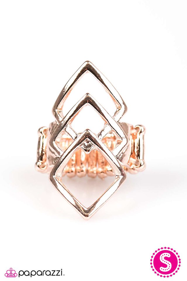 Paparazzi ♥ Always On Point - Rose Gold ♥ Ring