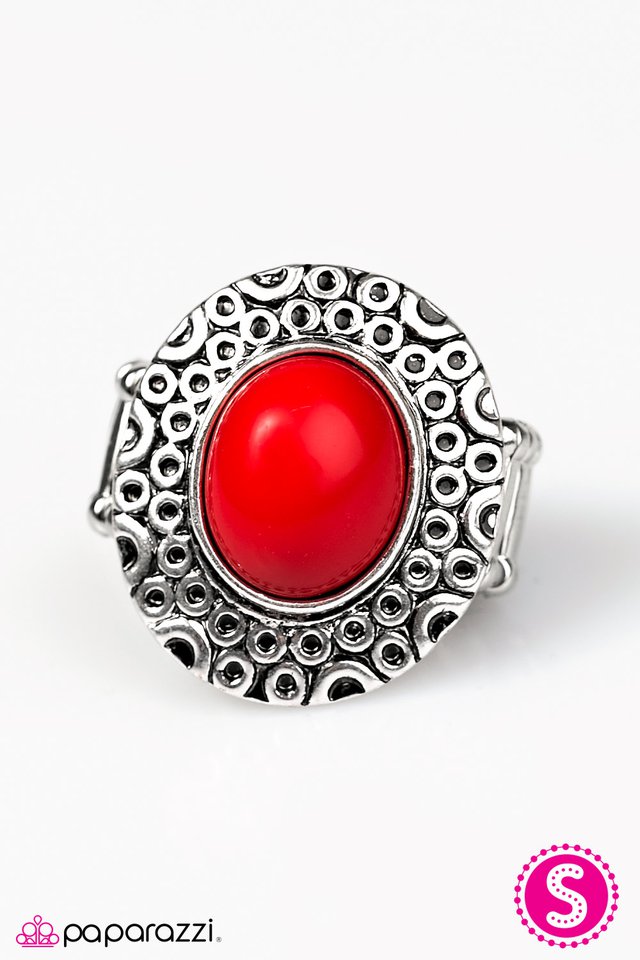 Paparazzi ♥ SPIN There, Done That - Red ♥ Ring