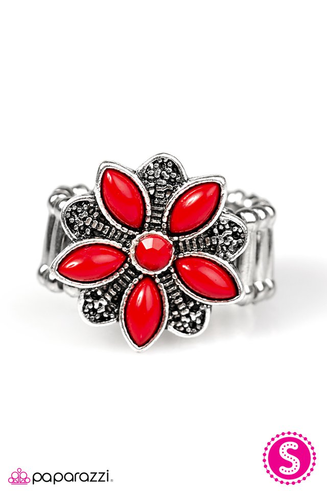 Paparazzi ♥ How DAISY Is That? - Red ♥ Ring