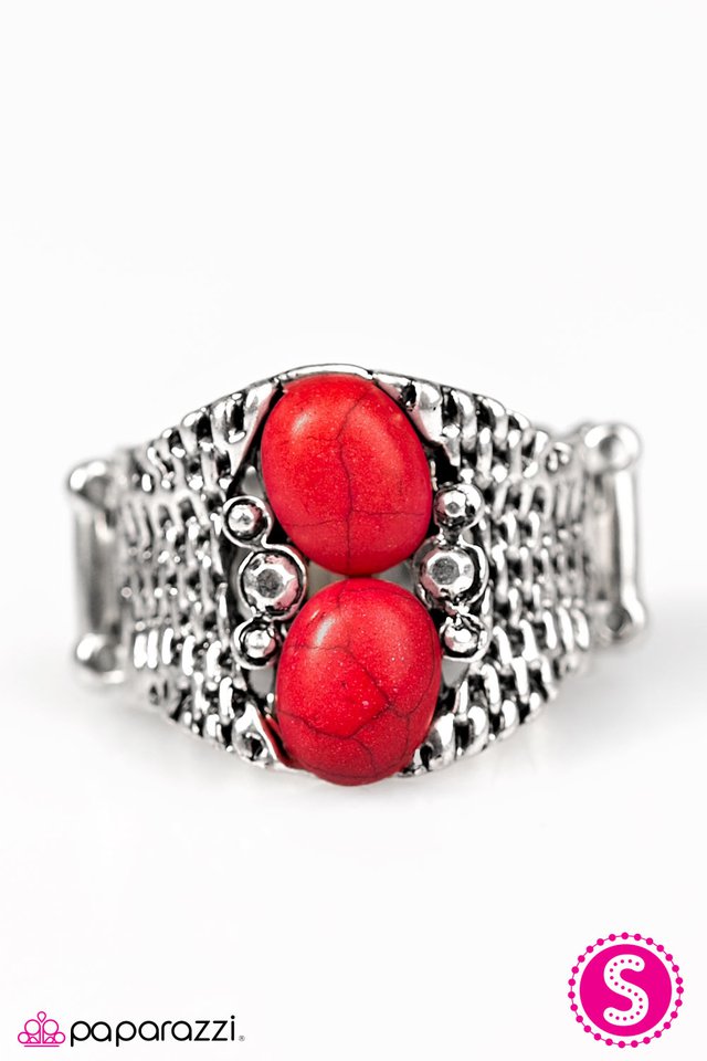 Paparazzi ♥ DUNES-day - Red ♥ Ring
