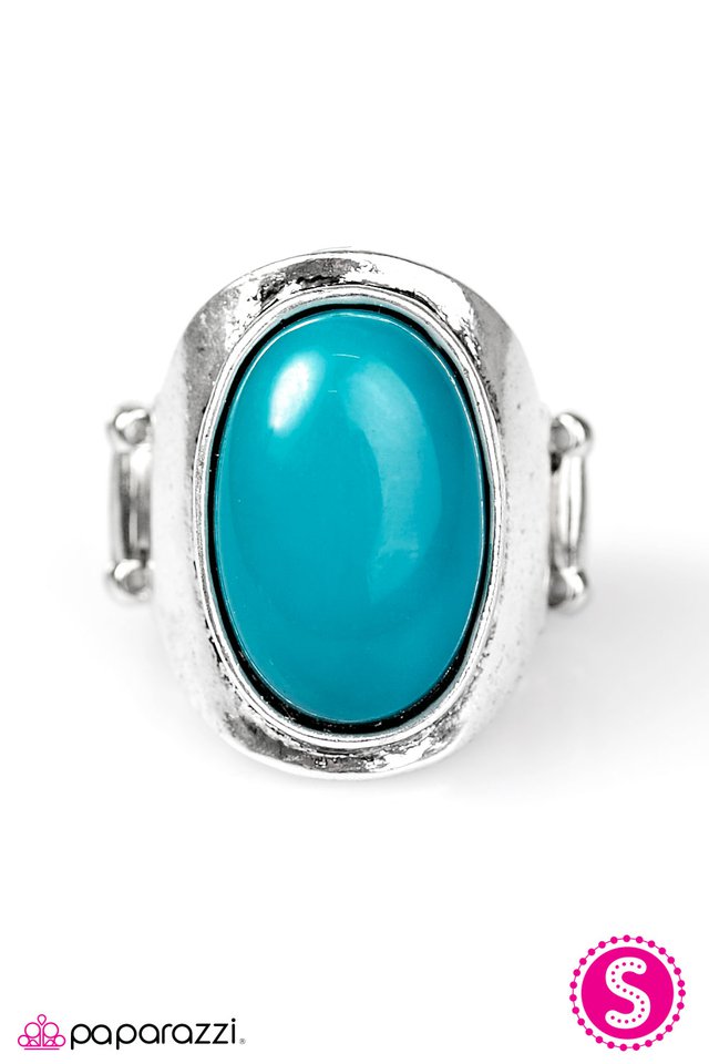 Paparazzi ♥ Can I Get A Yee-Haw - Blue ♥ Ring