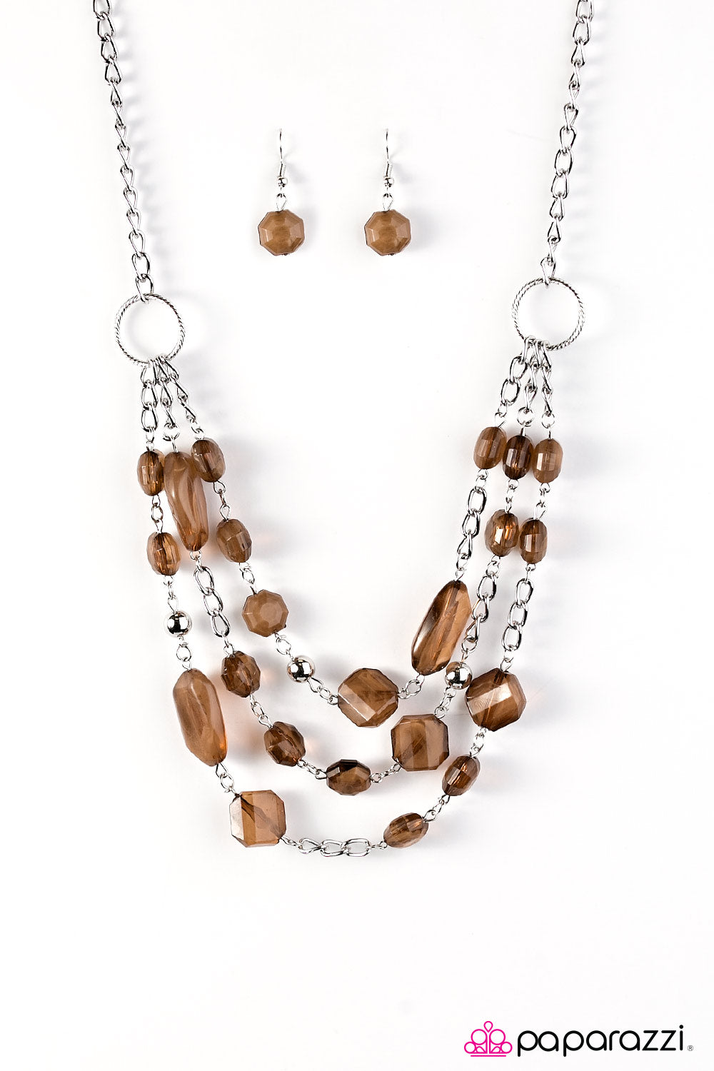 Paparazzi ♥ Summer Sunsets - Brown ♥ Necklace