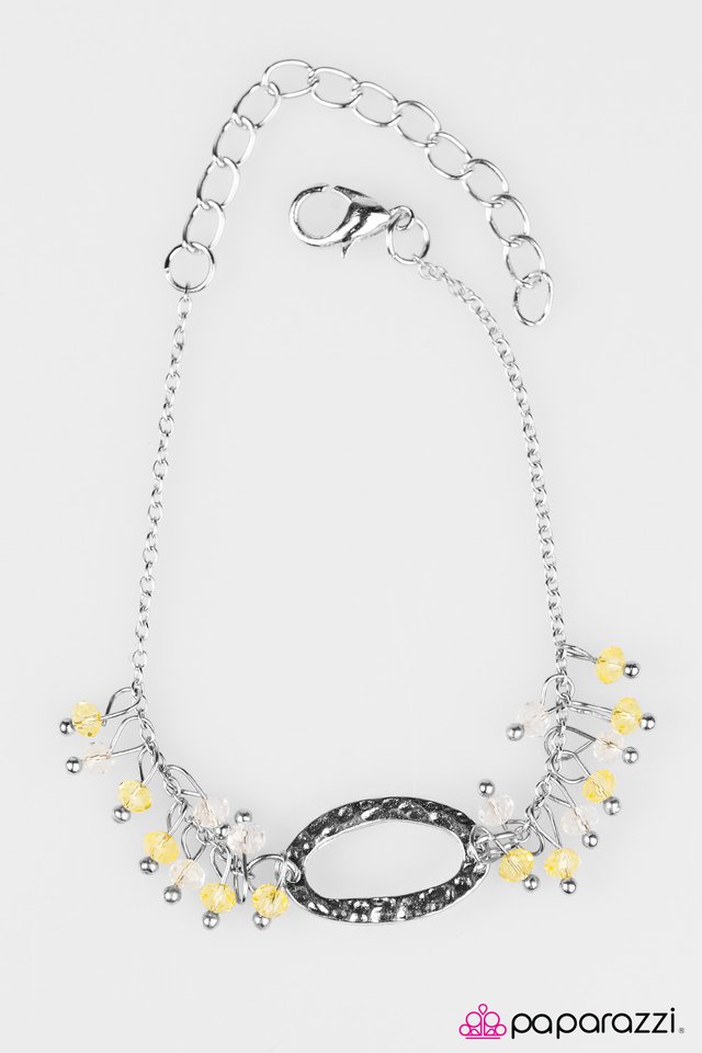 Paparazzi ♥ Beach Wedding - Yellow ♥ Bracelet