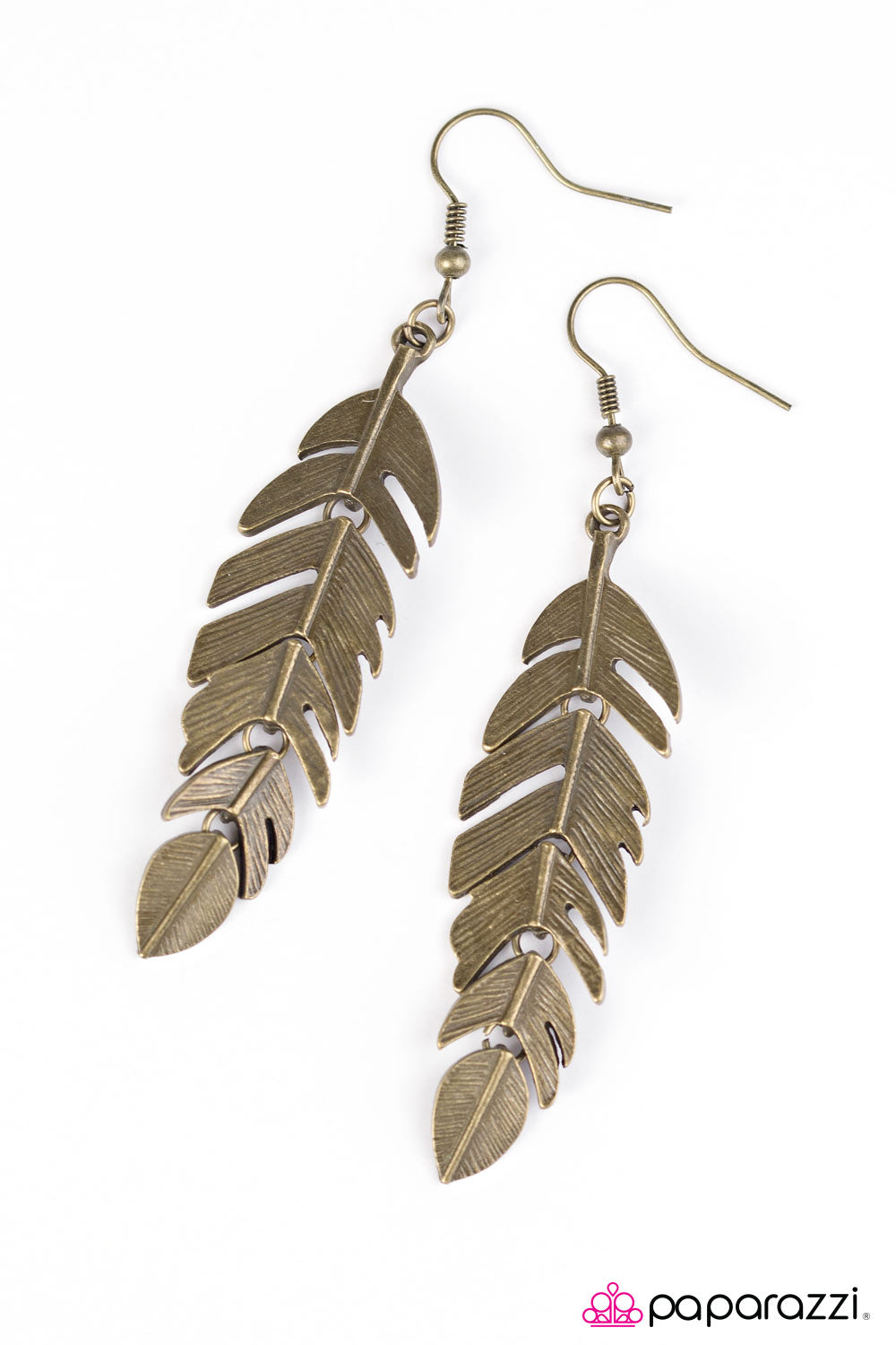Paparazzi ♥ Use Your Wings - Brass ♥ Earrings