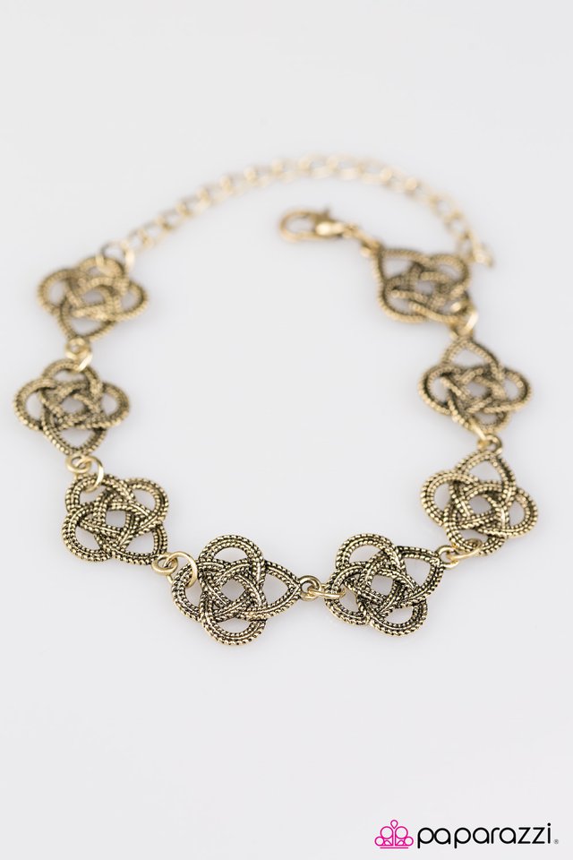 Paparazzi ♥ Egyptian Etiquette - Brass ♥ Bracelet