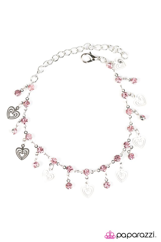 Paparazzi ♥ Hearts Desire - Pink ♥ Bracelet