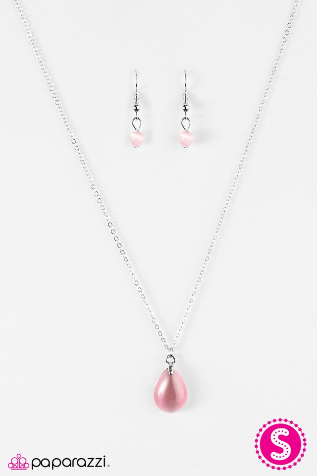 Paparazzi ♥ All I Wanna DEW - Pink ♥ Necklace