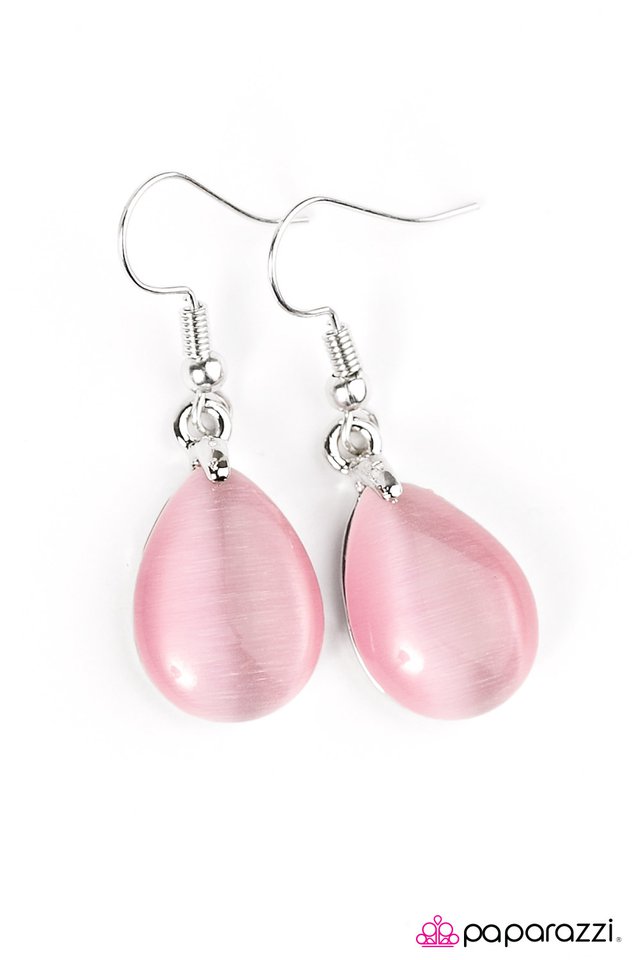 Paparazzi ♥ Drops Of Sunlight - Pink ♥ Earrings